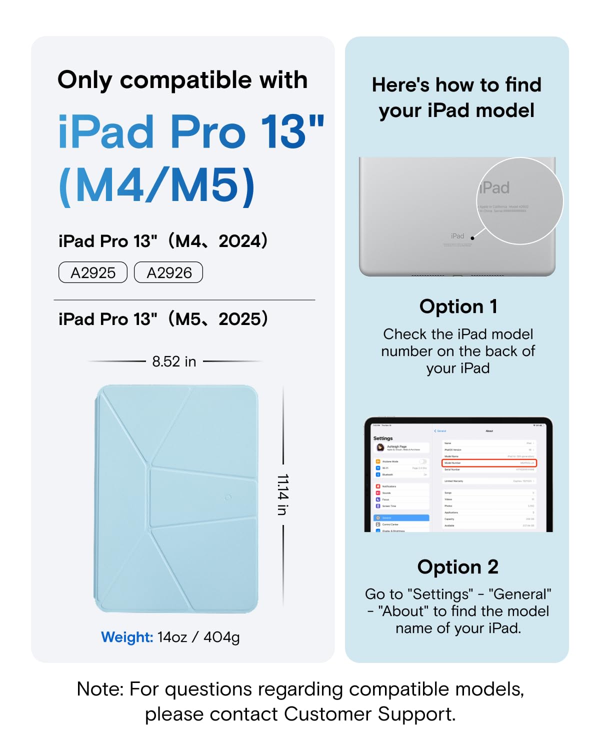 MOFT Dynamic Folio Case for iPad Pro 13-inch(M5 2025/M4 2024), Slim Magnetic Stand Case with 20+ Viewing Angles, Auto Wake/Sleep, Ultra Thin, Soothing Mist x Misty Cove