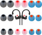 Earbud Tips Ear Bud Tips Soft Anti Slip Washable and Reusable Silicone Replacement Earbud Tips Fit Most in-Ear Earbuds(Inner Hole 3.8mm -5.1mm) 18pcs S M L