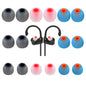 TSZYYM Earbud Tips Ear Bud Tips Soft Anti Slip Washable and Reusable Silicone Replacement Earbud Tips Fit Most in-Ear Earbuds(Inner Hole 3.8mm -5.1mm) 18pcs S M L