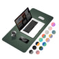 YSAGI Dual-Sided Desk Pad Protector, 31.5" x 15.7" Desk Mat with Non-Slip - Waterproof PU Leather Office Desk Blotter for Mouse, Keyboard, Writing, Dark Green+Dark Blue
