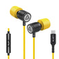 LUDOS Ultra Wired Earbuds in-Ear Headphones, 5 Years Warranty, Earphones with Mic, Noise Isolating Ear Buds, Memory Foam for iPhone, Samsung, School Students, Kids, Women, Small Ears - Turquoise