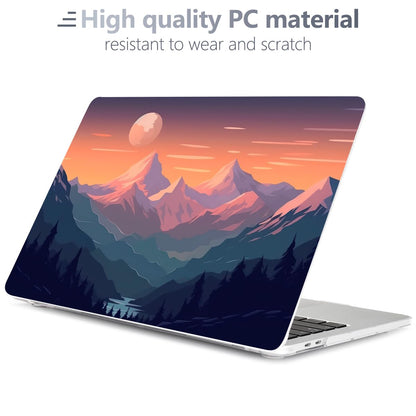 Batianda AstroGrid Case for MacBook Air 13 inch 2018-2020, Sunset Sail