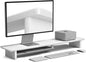 desk monitor stand (All White, Large)