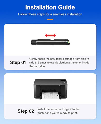 Phaser 7500 High Capacity Toner Cartridge Set 4-Pack Replacement for Xerox 106R01439 106R01436 106R01437 106R01438 Compatible with Xerox Phaser 7500 7500N 7500DN Printer Ink Black Cyan Magenta Yellow