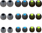 Silicone Replacement Earbud Tips Earbud Covers Ear Tips Fit for in-Ear Headphones (Inner Hole 3.8mm -5.1mm) Earbud Replacement Tips 9 Pairs