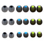 MMYQXI Silicone Replacement Earbud Tips Earbud Covers Ear Tips Fit for in-Ear Headphones (Inner Hole 3.8mm -5.1mm) Earbud Replacement Tips 9 Pairs