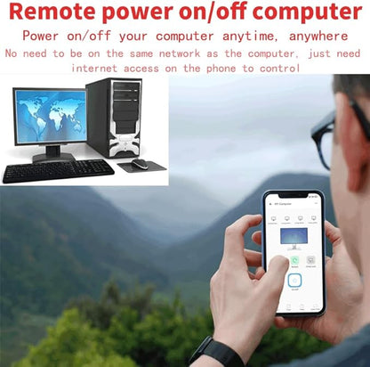 WiFi Remote Desktop On Off Power Switch,eWelink app Remote with Child Lock Timing Sharing Function,Compatible with Alexa Google Home