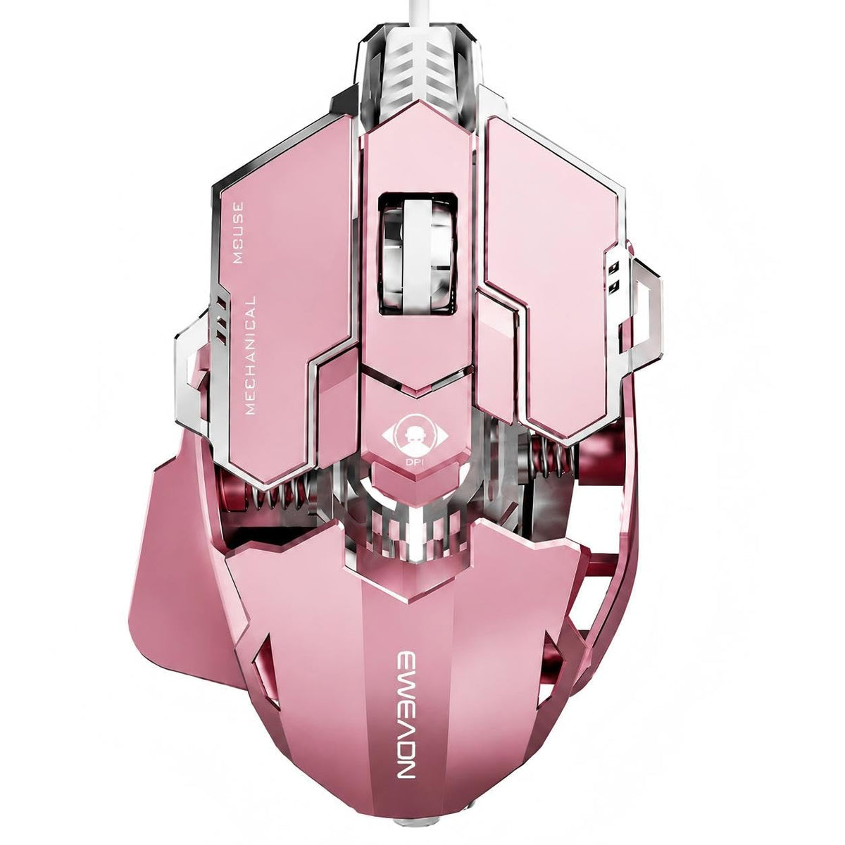 Wired Gaming Mouse with Programmable Buttons, 12800 DPI, RGB Backlit