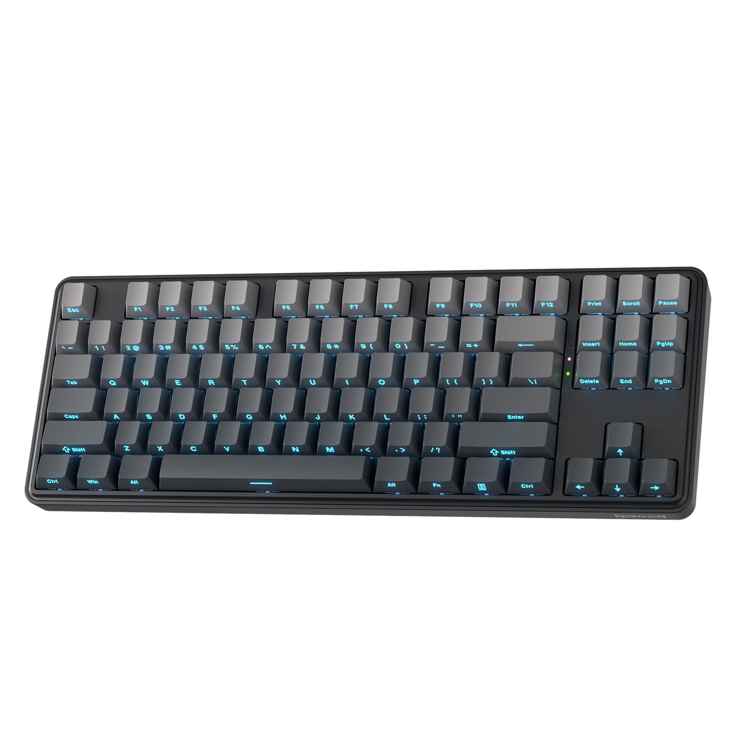 Redragon K707 PRO GB 80% Gasket RGB Gaming Keyboard, 3-Modes Wireless TKL Mechanical Keyboard w/Hot-Swap South-Facing LEDs Socket, PBT Gradient Keycaps & 5-Layer Noise Dampening, Custom Linear Switch