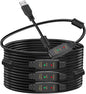 LDKCOK 150FT Active USB Extension Cable 2.0 Male to Female with A Extension chipset Signal Booster - Active Extension/Repeate