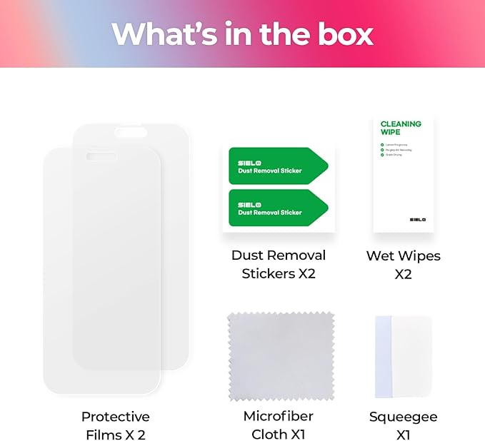 SIELO 2 Pack Matte Screen Protector for iPhone 12, 9H Hardness Shatterproof & paper-feel PET Film, Anti-Glare & Anti-Fingerprint Case Friendly iPhone 12 Paper Screen Protector Film.