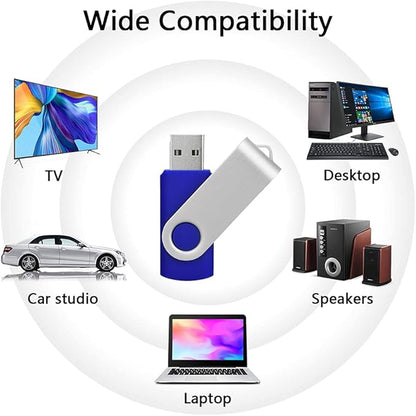 KEXIN Flash Drive 32GB USB 3.0 Flash Drive Bulk Thumb Drive with LED Indicator 32G USB 3.0