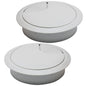 Desk Grommet 3-1/8" (80 mm), Desk Cord Hole Cover, White 2 Pcs