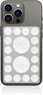 ZYCCER Double Sided Silicone Suction Phone Holder Mount,Compatible with iPhone and Android Cases Hands-Free Mirror Shower Phone Mount Strong Grip Holder (Transparent, Single Sided 1PCS)