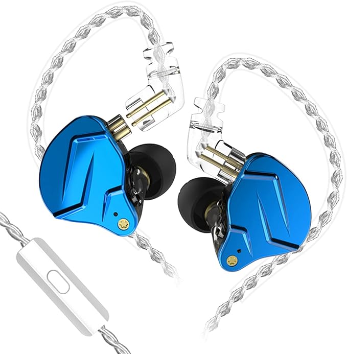 KZ ZSN Pro X in Ear Monitor Earphone 1BA 1DD Wired Earphone HiFi Sport Gaming Earbuds Headphones Compatibility for Phone Computer Tablet