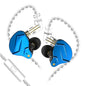 KZ ZSN Pro Dual Drivers 1BA 1DD in Ear Earphones HiFi Power Bass Earbuds Headphones High Clarity Sound Wired Earphones with Detachable Cable for Audiophile Musician