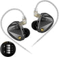KZ Vader Pro in-Ear Monitors Gaming Earbuds, Triple Dynamic Driver IEM with 4 Tuning Switches, Clarity in All Frequency Stereo Sound Comfortable Noise Isolating Earphones for Stage and Studio (Nomic)