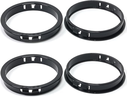 2-15/16"(75mm) Black Snap-in Knockout Insulating Bushing Grommets, Plastic Cable Hole Grommet for Wiring, Round Nylon Snap in Locking Electrical Wire Cord Hose, Tubing Bushings Grommets, 4pcs