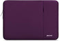 MOSISO Laptop Case 13 inch, 13 inch Laptop Sleeve Compatible with MacBook Air M4 M3 M2 M1 2025-2018 / Pro M2 M1 2025-2016, Polyester Vertical Computer Sleeve Bag with Pocket, Magenta Purple