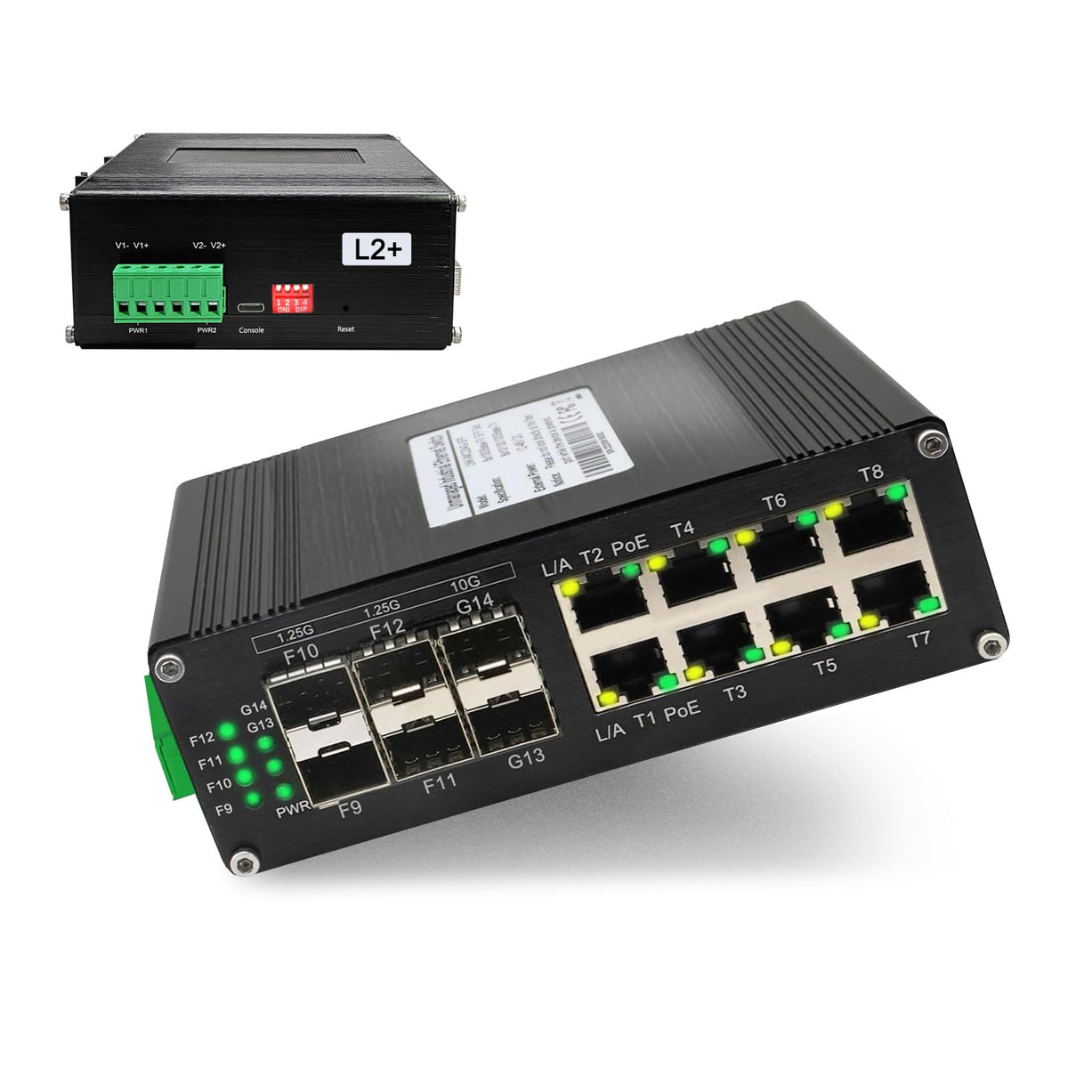 L2+ Managed 24 Port PoE Ethernet Switch with 4 SFP Slot