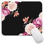 Armanza Square Mouse Pad Apricot Flower, Personalized Premium-Textured Custom Mouse Mat Design, Washable Mousepad Cloth, Non-Slip Rubber Base Computer Mouse Pads for Wireless Mouse