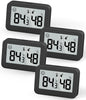 DOOMAY Mini Hygrometer Indoor Thermometer, Humidity Gauge with ℃/℉ Switch, Humidity Meter Digital Temperature Monitor for Greenhouse Babyroom Cellar Reptile Incubator Closet (4)