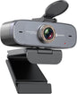 Angetube 1080P HD Webcam with Privacy Shutter Dual Noise-Cancelling Mic PC Camera Webcams, Wide 90° View, USB Plug & Play for Video Conferencing, Streaming, Zoom/Skype/YouTube for PC/Desktop/Laptop