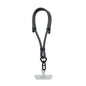 URBAN ARMOR GEAR UAG Phone Lanyard Wrist Strap 7mm - Anti-Theft Anti-Drop Adjustable Paracord Wrist Lanyard for Galaxy iPhone Cases, Civilian Graphite/Black
