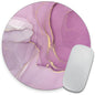 Light Purple Marble Round Mouse pad Customized Mousepad Non-Slip Rubber Base Mouse Pads for Computers Laptop Office Desk Accessories Mouse pad
