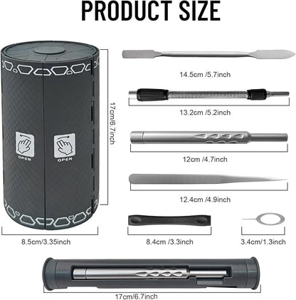128 in 1 Precision Screwdriver Set,Precision Bit Set,Professional Magnetic Repair Tool Kit with 120 Bits for Electronics, Computer, Laptop, Game Console and Household Appliances