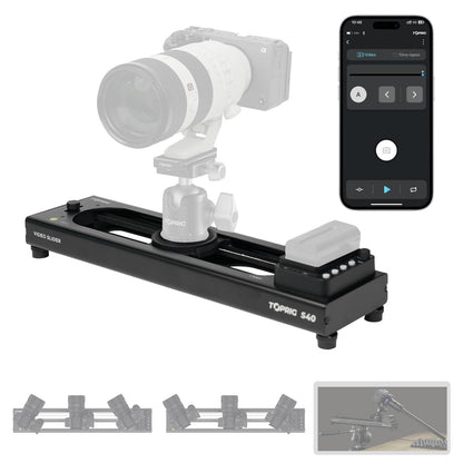 Accsoon Toprig S40 Motorized Camera Slider, 16inch