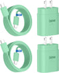 Phone 15 Pra Max Charger Fast Charging,30W USB C Phone 15 Fast Charger Block &10FT Long Type C Cable Cord for Phone 15/15 Pro Max/15 Pro/15 Plus/Pro 12.9/11 inch,S24 Ultra,Green