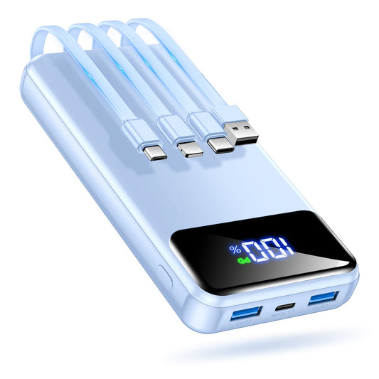 OHOVIV Portable Charger Power Bank 50000mAh,4 Built-in Cables Battery Pack