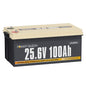 Power Queen 12V 200Ah PLUS LiFePO4 Lithium Battery with 200A BMS for RV