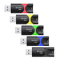 KEXIN Bulk USB 50 Pack 1GB USB Flash Drives Flash Drive Thumb Drive Bulk Flash Drives Swivel USB 2.0 (1G, 50PCS, Black)