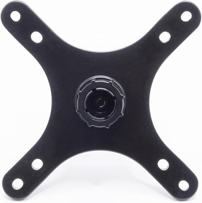 Kado Portable Monitor Stand Adapter Bracket Plate Tripod Black, Wall Mount Arm Mount 17mm Ball Head to 100x100mm 75x75mm Universal, Tripod Camera Stand for Desktop Monitor Portrait/Landscape Mode