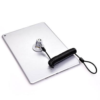 I3C Laptop Lock Cable 6ft Cut-Resistant Security Cable with 360° Rotating Lock for Wedge Slot Laptops 7x3mm Anti-Theft Computer Lock for Office, Library, Travel, Students & Business