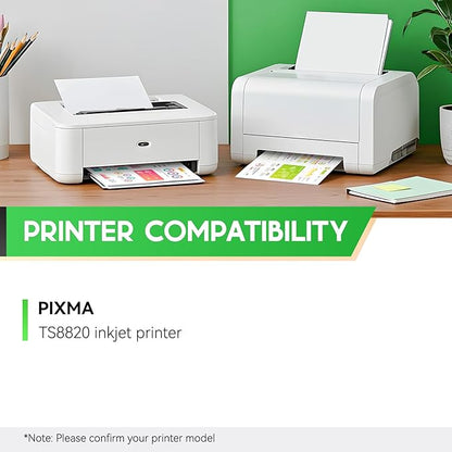 PGI-230XL CLI-231XL High Yield Ink Cartridge Combo 5 Pack Compatible for PGI 230 CLI 231 XL Ink Cartridges to use with PIXMA TS8820 Inkjet Printer (PGBK, Black, Cyan, Magenta, Yellow)