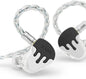 BASN BmasterX in Ear Audio Monitor, Hybrid 6 Drivers IEM Earphones with Crystal Clear Sound, Detachable Cable Plus Carrying Case & Fit Kit for Musician, Stage, Studio (3.5mm/4.4mm Jack, Black/White)