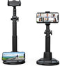 Phone Stand for Desk, Height Adjustable Cell Phone Holder for iPhone, 360 Degree Rotatable Office Phone Stand for Video Recording,Live Streaming,Compatible with All 4.7-7in Smartphones (T13-2)