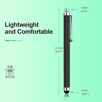 20 Pack Stylus Pen,Stylus Pen for Touchscreen High Precision and Sensitivity for Everyday Writing/Drawing,Universal Stylus Compatible with All Touch Screens,Black