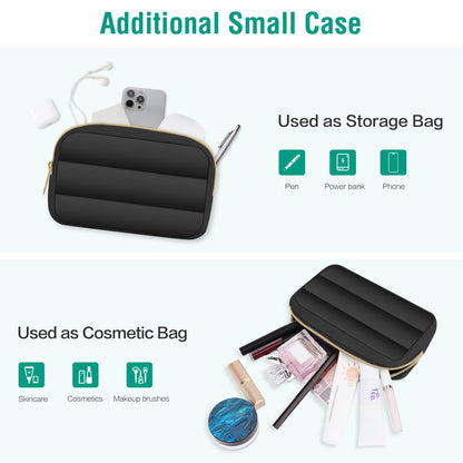 MOSISO Laptop Case 13.3 inch,13-13.3 inch Puffy Laptop Sleeve Carrying Case