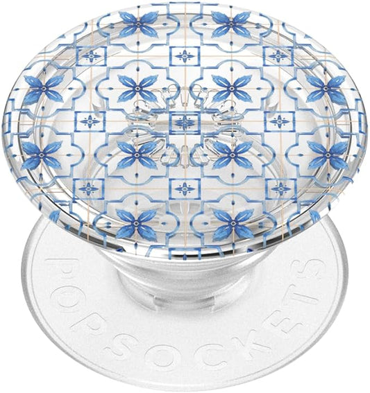 PopSockets Adhesive Phone Grip, Holder, Phone Stand, Blue - Marina