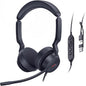 Yealink UH44 Teams Certified USB Wired Headset with 2 Noise Cancelling Mics,Stereo Sound for PC,Laptop,Teams,Zoom,Call Center,Home Office,Inline Controls,Comfort Ear Cushions,USB-C/A,Busylight-Black