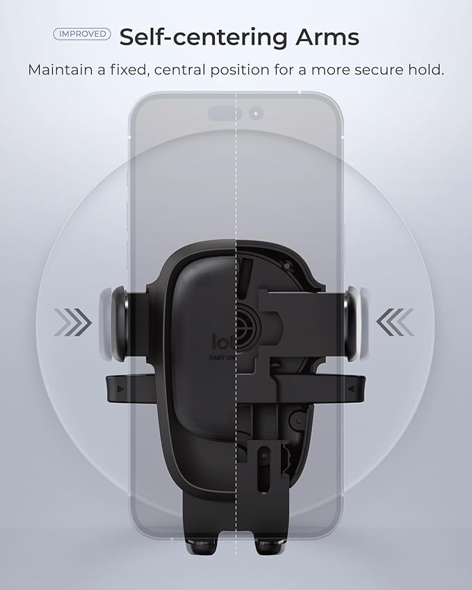 iOttie Easy One Touch Advanced Universal Car Mount Dashboard & Windshield Suction Cup Phone Holder for iPhone Samsung, Google, All Smartphones