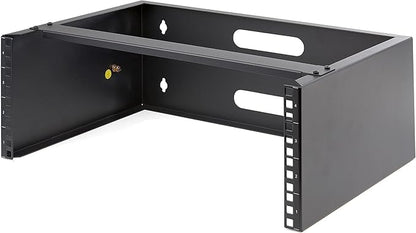 StarTech.com 4U Wall Mount Network Rack & 1U Server Rack Shelf & 8 Outlet Horizontal 1U Rack Mount PDU Power Strip