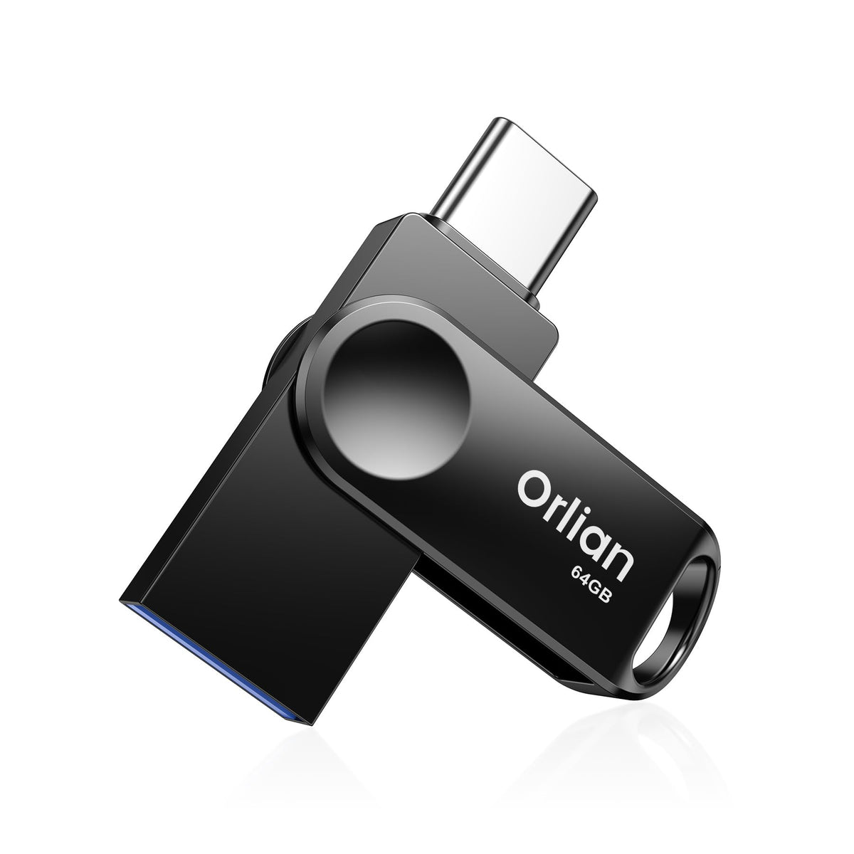 Orlian 64GB USB C Flash Drive, Dual USB 3.0 Type-C & USB-A Thumb Drive