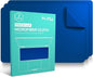 Kuzy 3 Pack Premium Microfiber Cleaning Cloth - Large Reusable Cloth for Glasses, Screens, MacBook Laptops, TVs, and Electronics - Scratch-Free, Lint-Free Cleaner, 3 Pack - Navy Blue