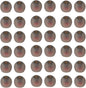 36 Pieces Large Earbud Tips Soft and Comfortable Ear Bud Replacement Pieces Silicone Fit Most in-Ear Headphones，Inner Hole 3.8mm -5.5mm，Black and Red Replacement Earbuds Silicone Tips