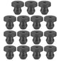 PATIKIL 32.6mm / 1-1/4 Inch Drill Hole,1 Inch ID Rubber Grommets, 3Pcs Top Hat Grommet for Wiring Eyelet Ring Gasket Automotive Firewall Cable Hole Plugs Wires Protection, Black